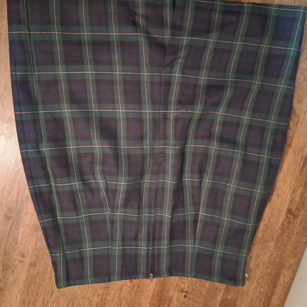 Vintage Tony Garment For CC Magic Midi Skirt Tartan Academia Holiday 14